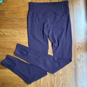 Athleta Barre Stirrup Tights size M